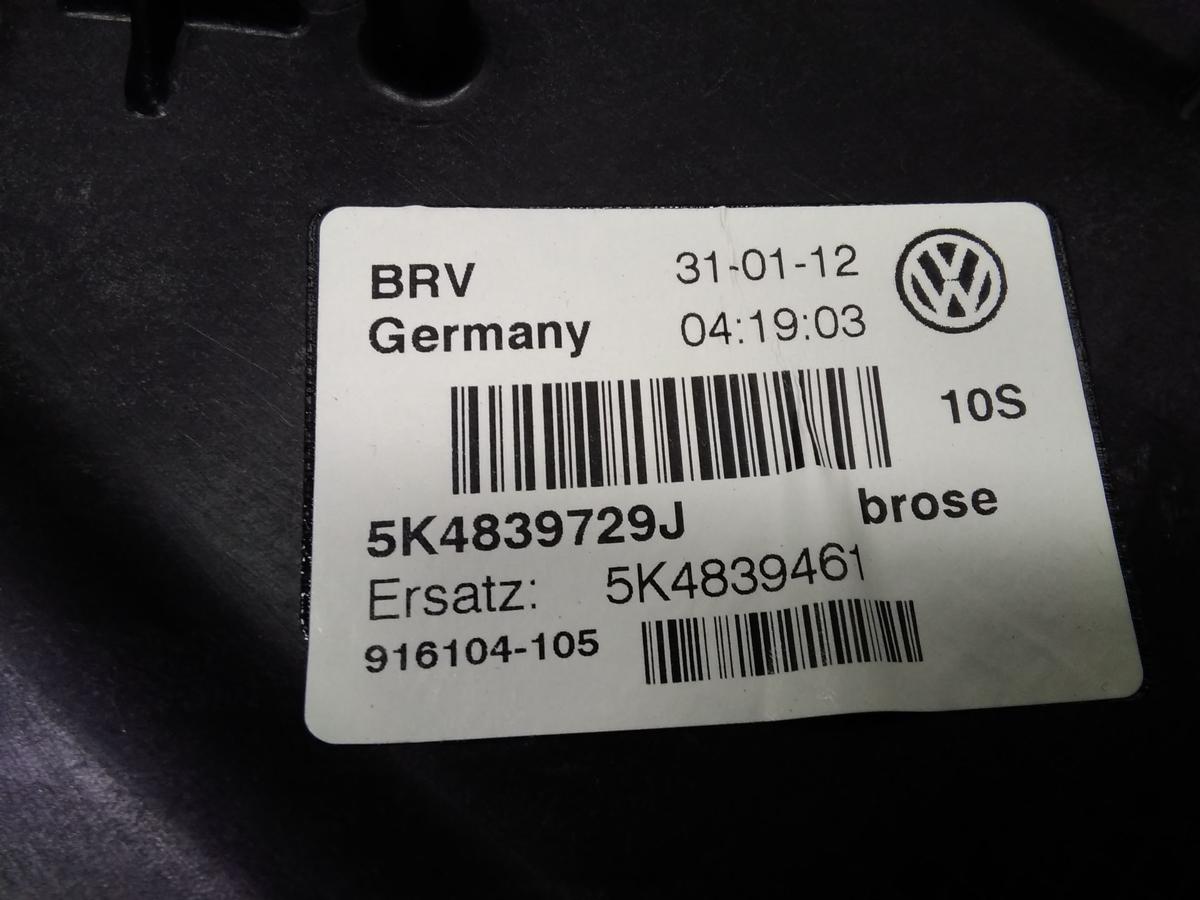 VW Golf 6 original Fensterheber hinten links elektrisch 5-türig Fließheck BJ2012