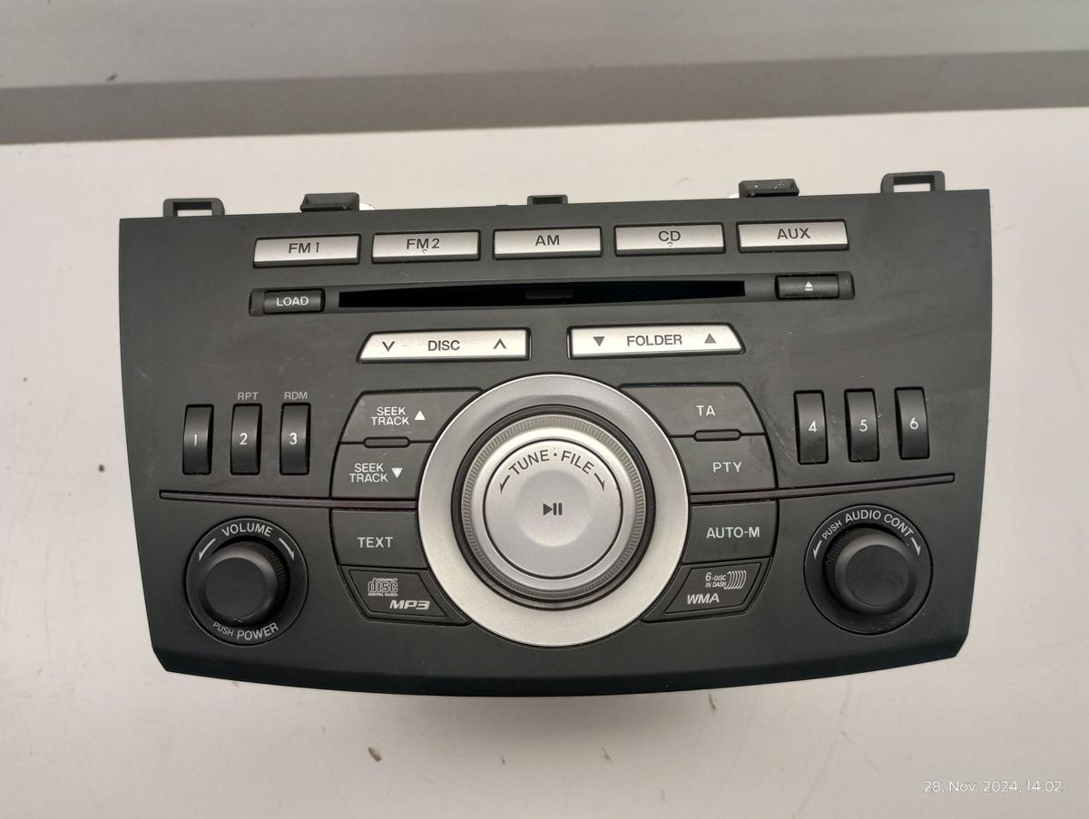 Mazda 3 BL orig Radio MP3 Autoradio Bj 2010