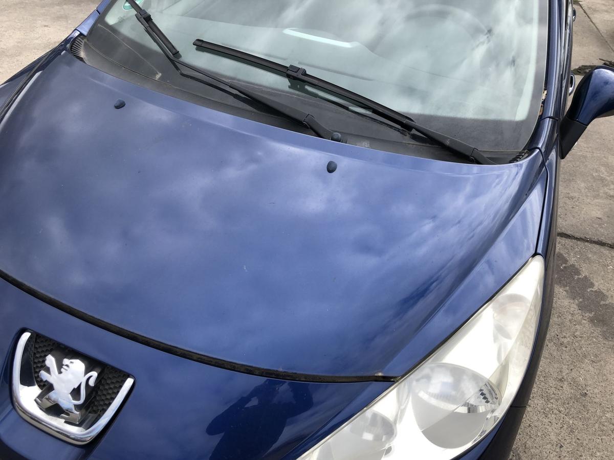 Peugeot 207SW Motorhaube Haube Klappe Deckel vorne KPL Montebello blau