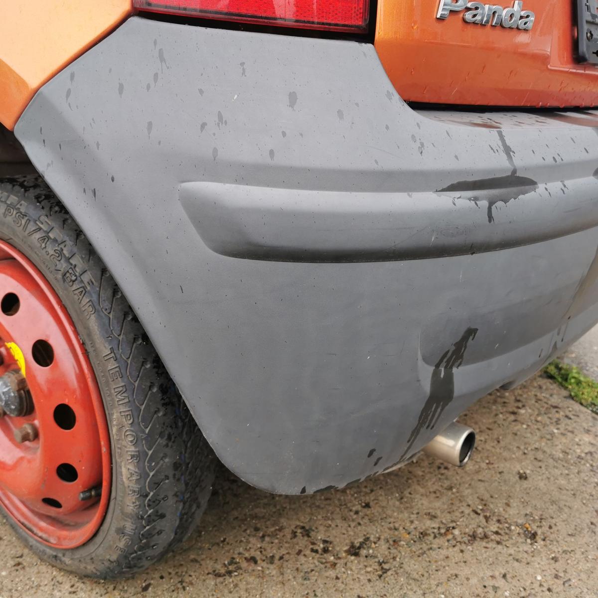 Fiat Panda 169 Stossstange Stossfänger Bumper hinten unlackiert RISS BILDER