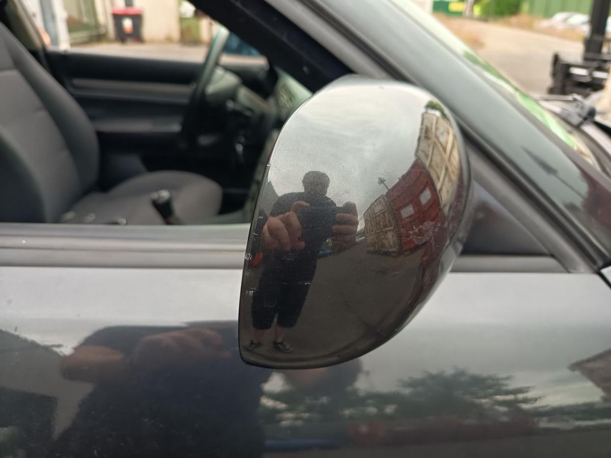 Audi A4 B5 original Au&szlig;enspiegel rechts elektrisch LZ9U Vulkanschwarz Bj 1997