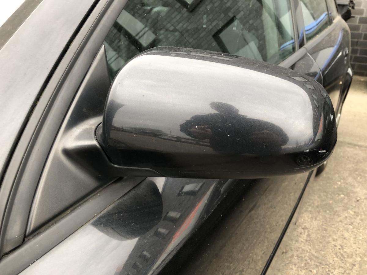 Audi A4 8E B6 Avant Au&szlig;enspiegel links R&uuml;ckspiegel elektrisch LZ9W Ebonyschwarz