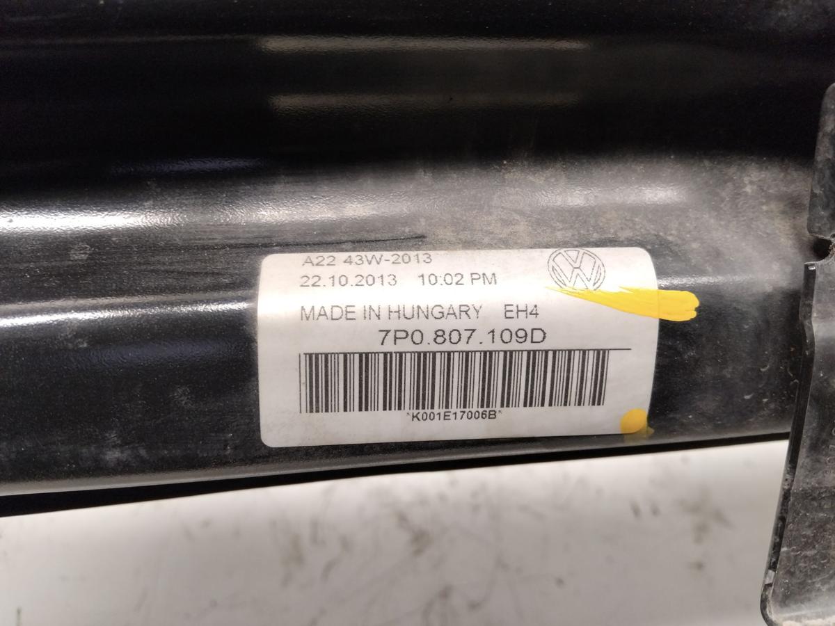 VW Touareg 2 7P original Tr&auml;ger Verst&auml;rkung Sto&szlig;f&auml;nger vorn 7P0807109D Bj.2013