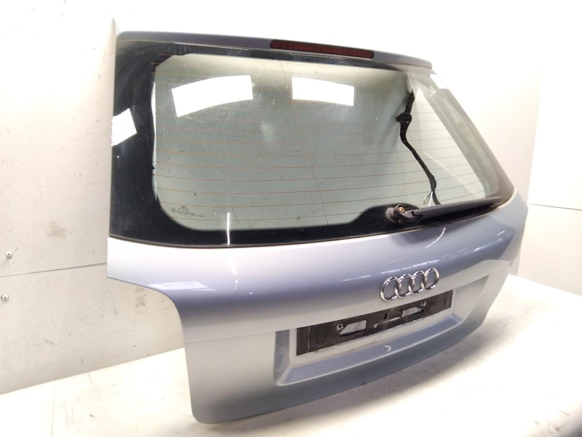 Audi A3 8P Heckklappe 3-türig kristallblaumetallic LY7R inkl. Scheibe BJ2003