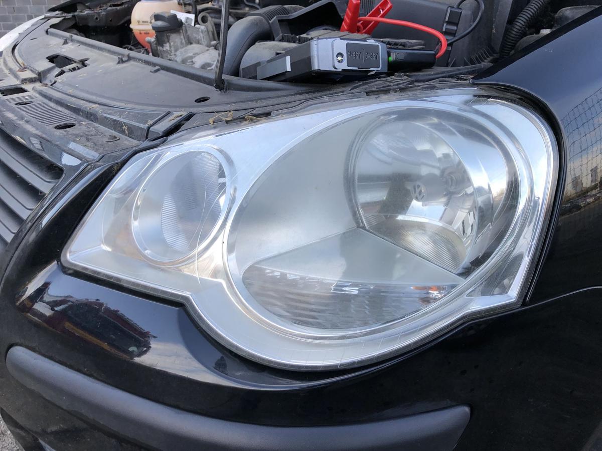 VW Polo 9N3 ab 05 Scheinwerfer links 6Q1941007AT tr&uuml;b Licht vorn Valeo