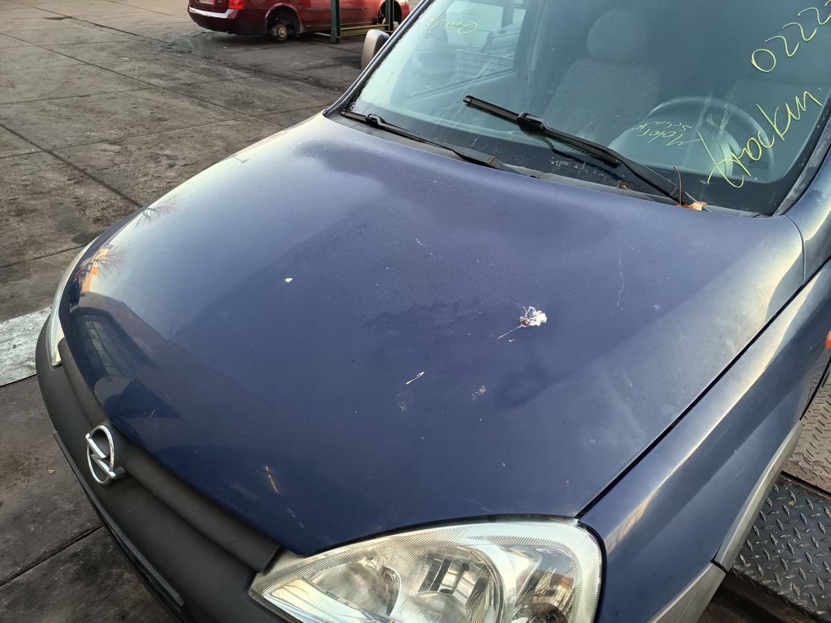 Opel Combo Kastenwagen original Motorhaube Klappe vorn/Front 20Z Royalblau Bj 02