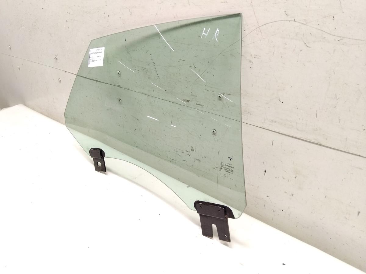 Tesla Model S P85D original T&uuml;rscheibe hinten rechts gr&uuml;ncolor BJ2014