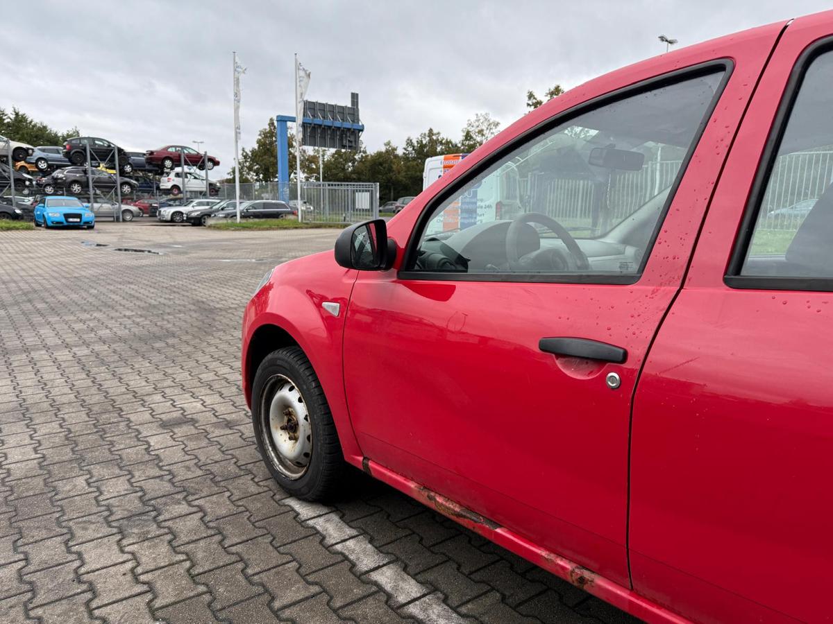 Dacia Sandero SD original Tür vorn links OV21D Red Passion Rohbau BJ09