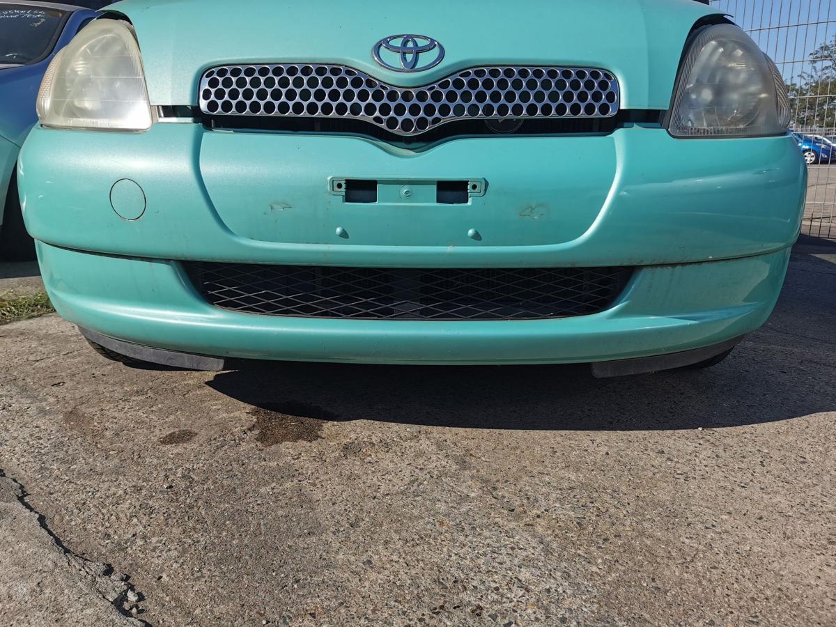 Toyota Yaris XP10 Stossstange Stossfänger Bumper vorn 764 Light Aqua Met bis 03