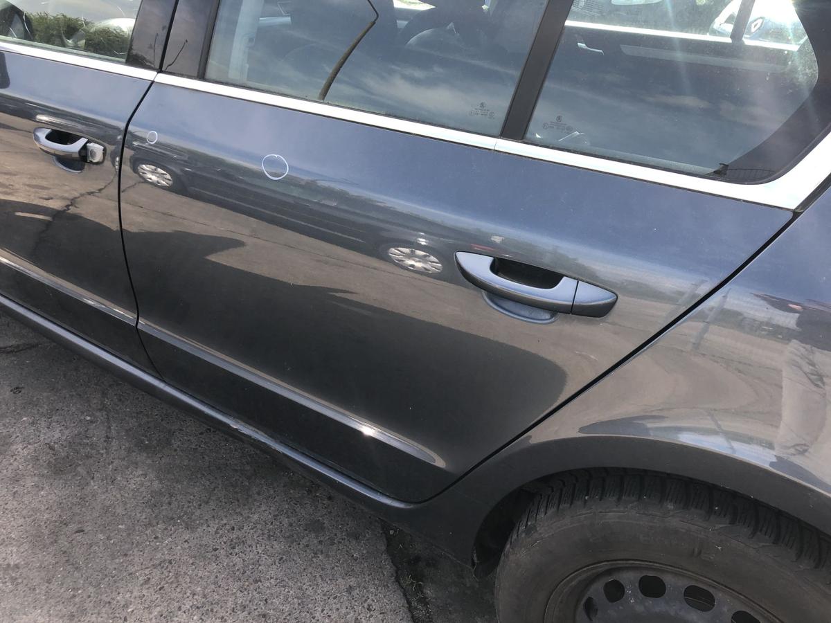 Skoda Superb 2 Typ 3T T&uuml;r hinten links Limo im Rohbau LF8J Anthrazitgrau
