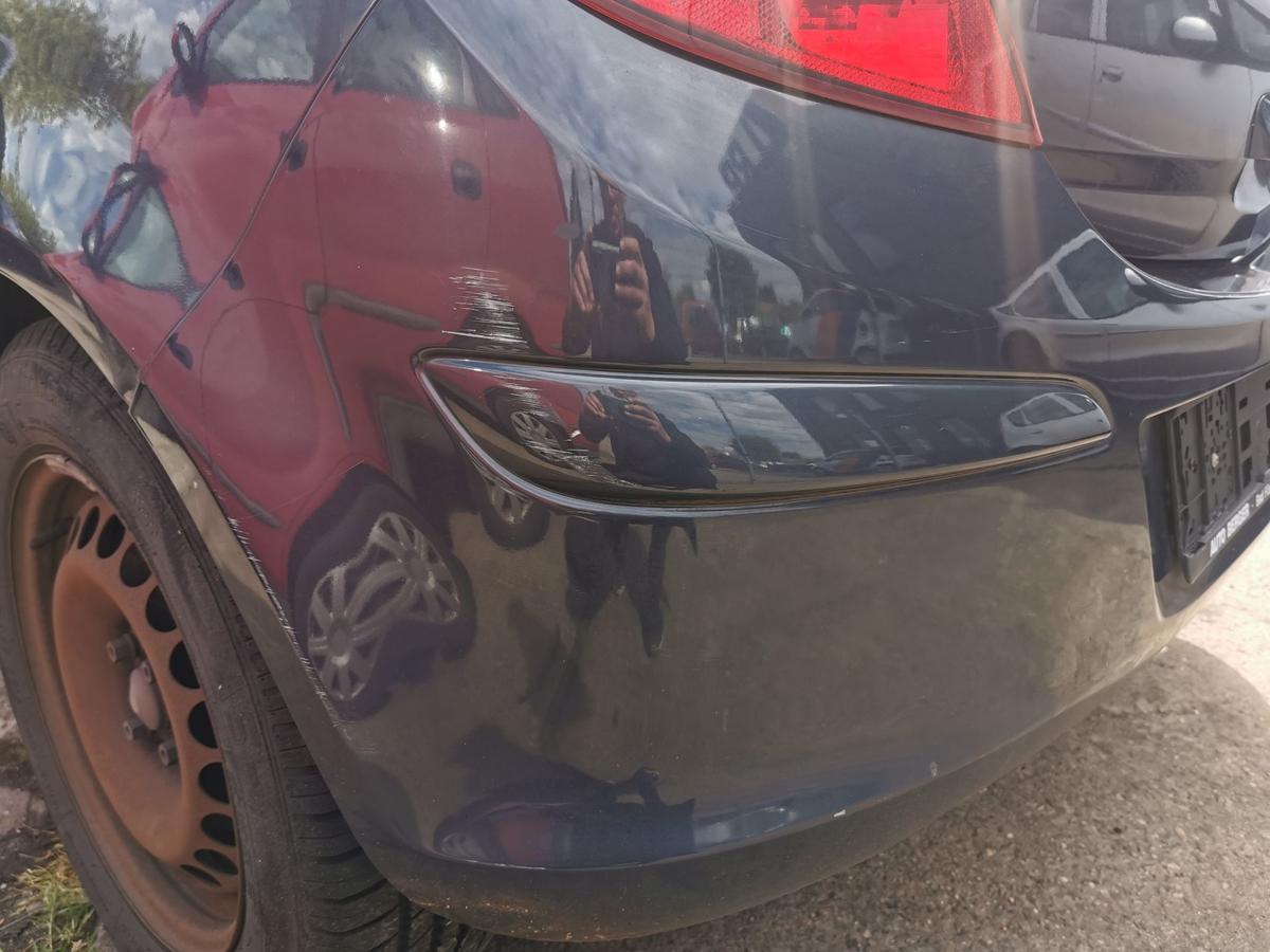 Opel Corsa D Stossfänger hinten Stoßstange 5 türer 4XU Metroblau Perl Z168