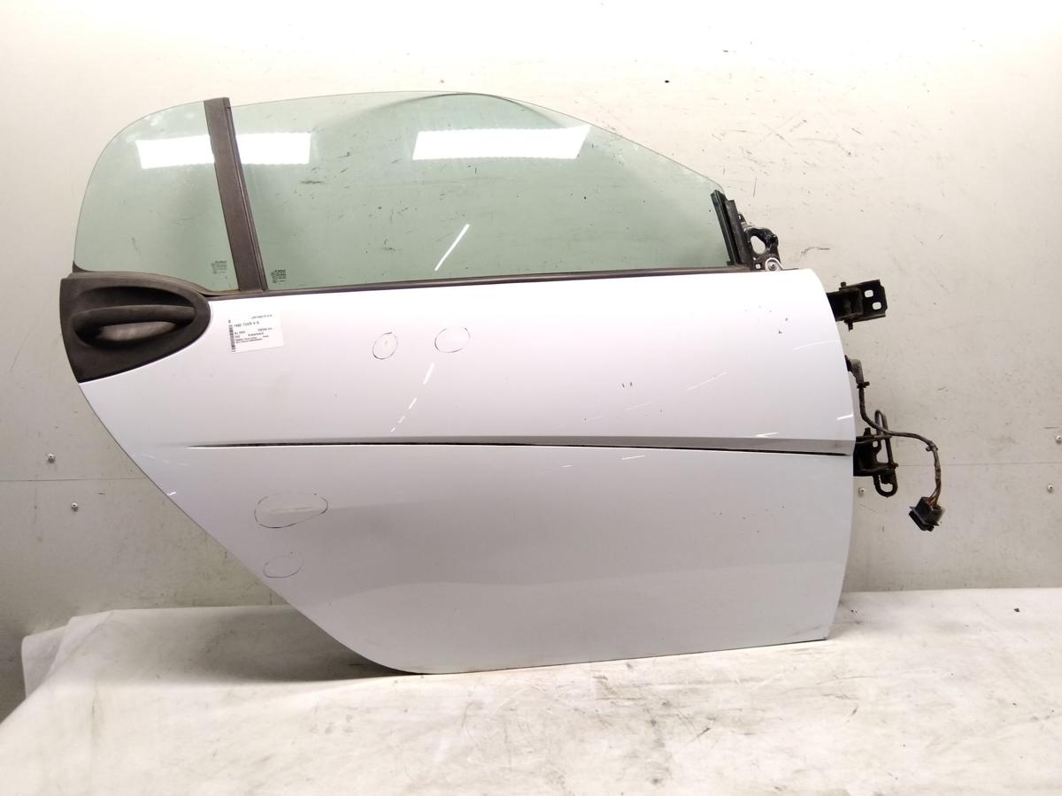 Smart Fortwo 451 original T&uuml;r vorn rechts Beifahrert&uuml;r weiss BJ2009