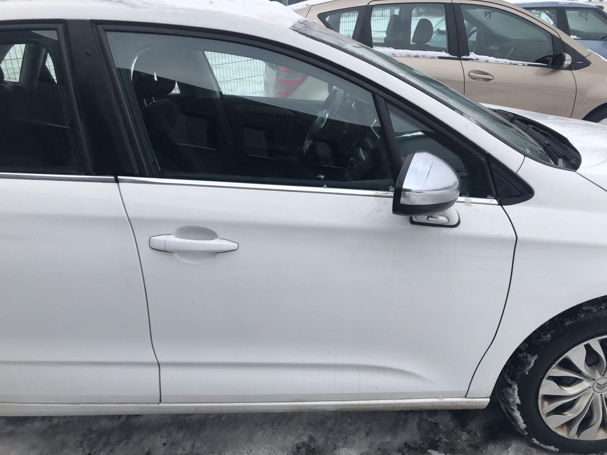 Citroen C4 II Typ N T&uuml;r vorn rechts Beifahrert&uuml;r im Rohbau EWP weiss Banquise