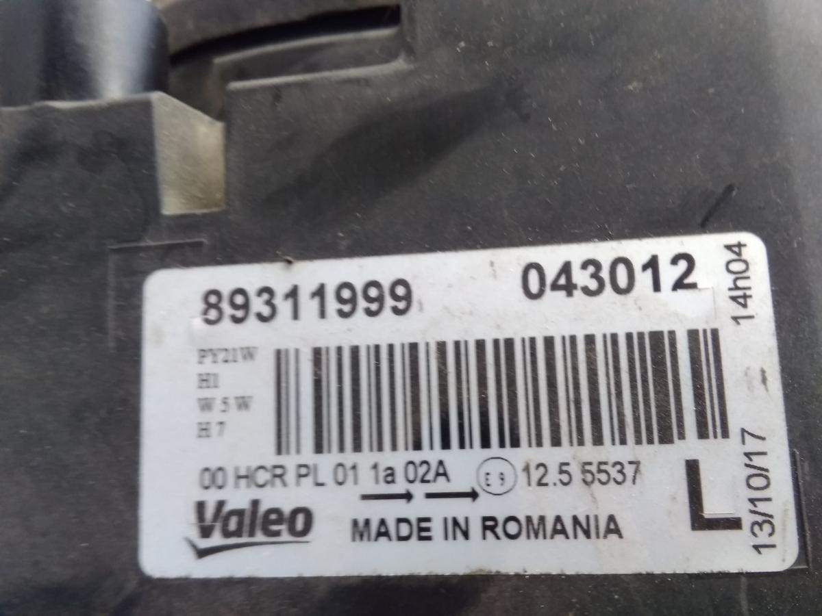 VW Polo 9N3 original Scheinwerfer links Halogen mit LWR Valeo Bj.2009