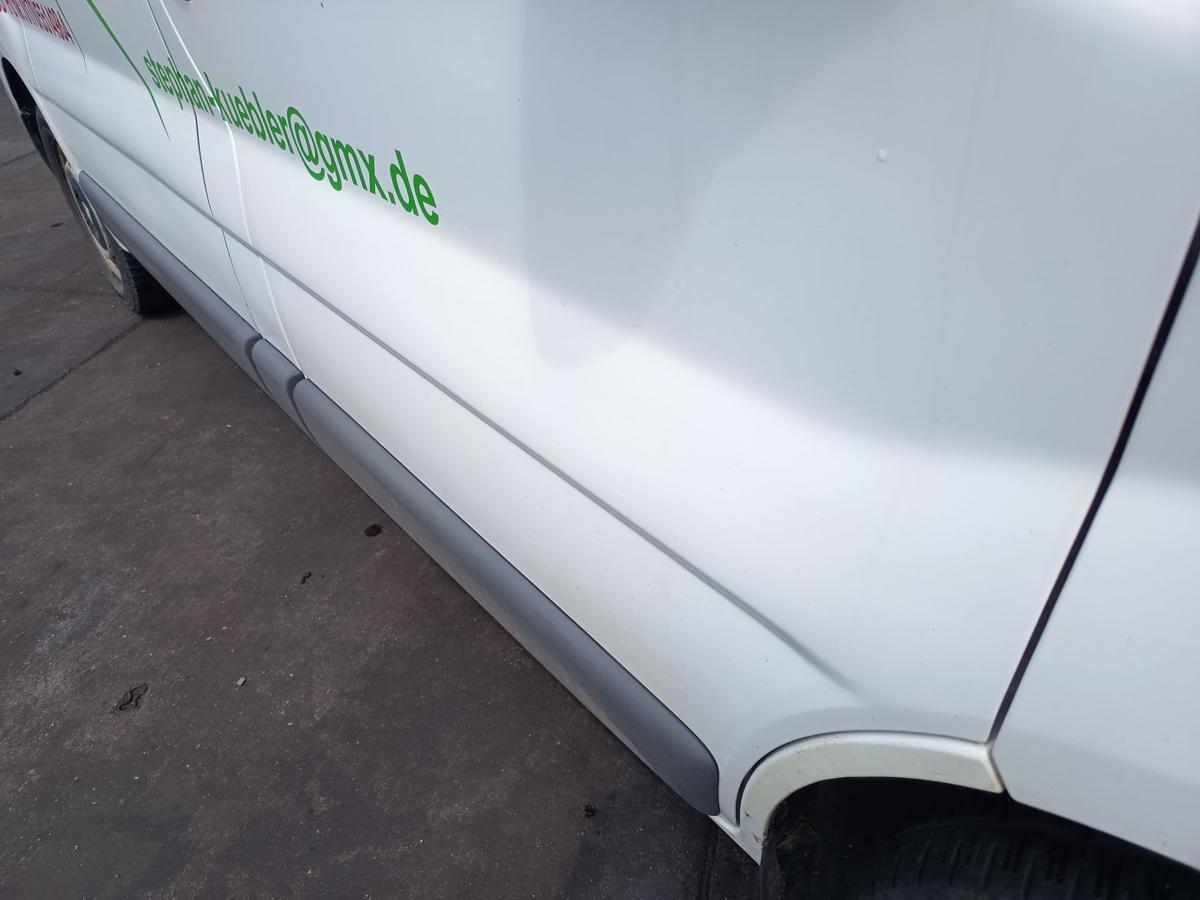 Opel Vivaro A original T&uuml;r vorn rechts Beifahrer L474 Casablancawei&szlig; Bj 2005