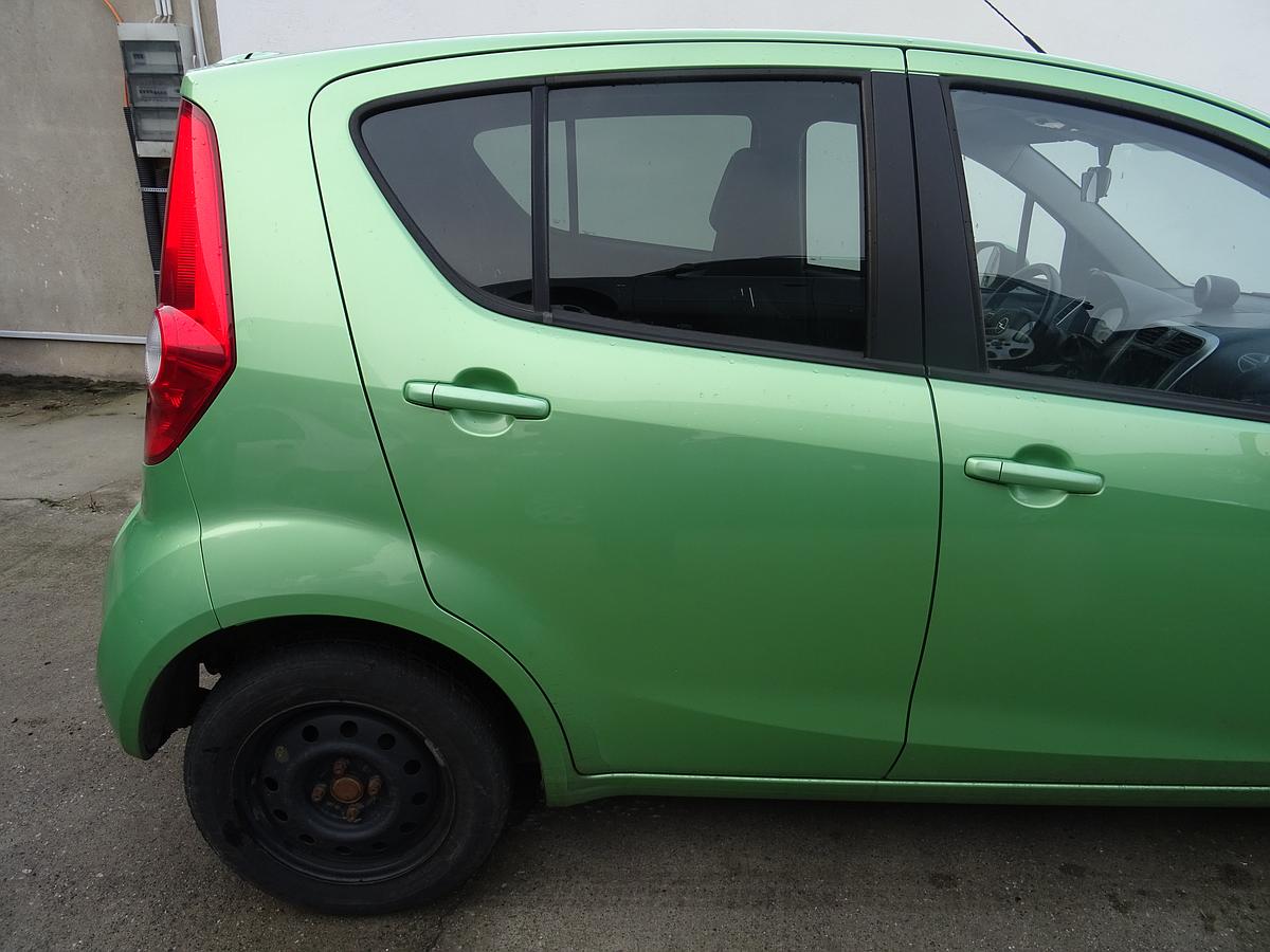 Opel Agila B Bj.2008 original Tür hinten rechts 4VD Zitronengras