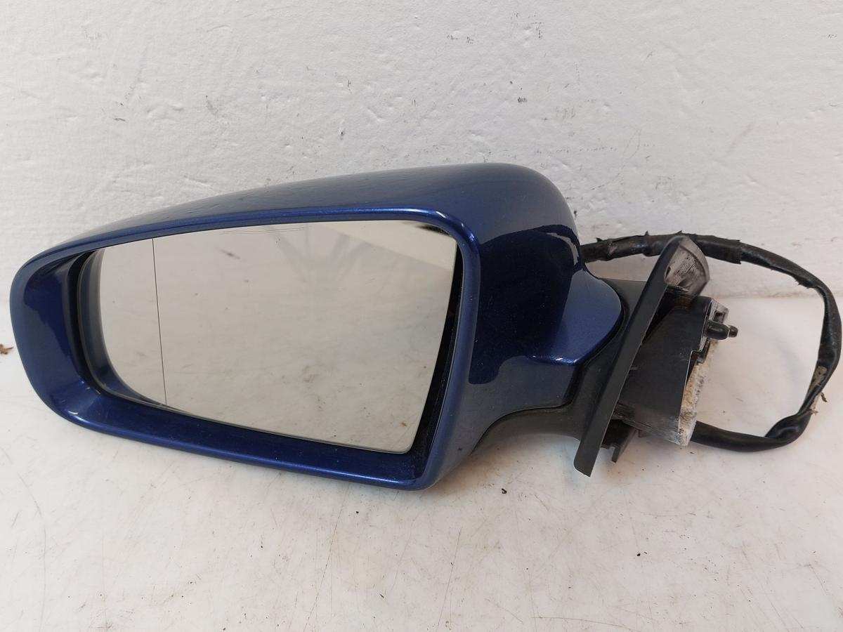 Audi A3 8P Außenspiegel links Rücklspiegel Seitenspiegel elektrisch LZ5C blau