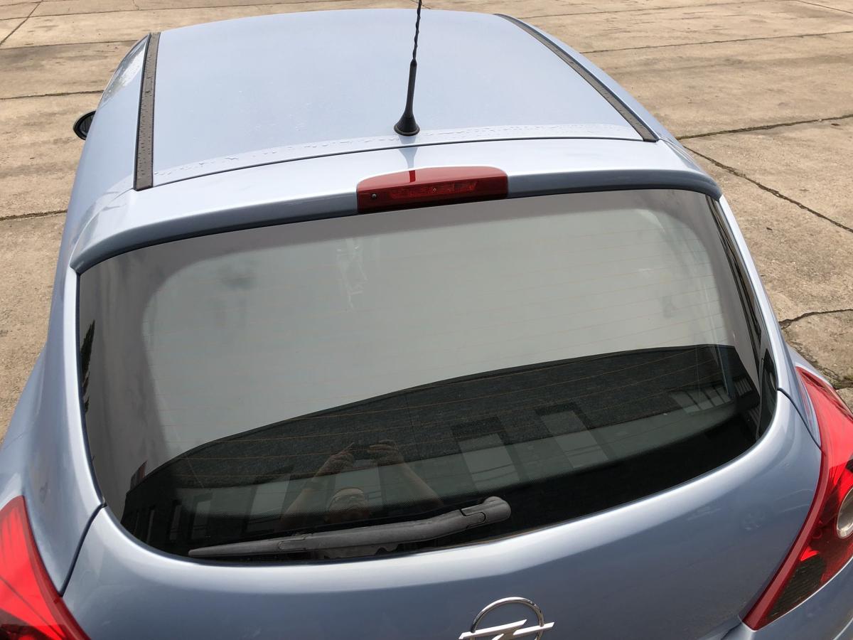 Opel Corsa D Heckklappe mit Heckscheibe 3 türig Kofferklappe Z21C Aeroblau