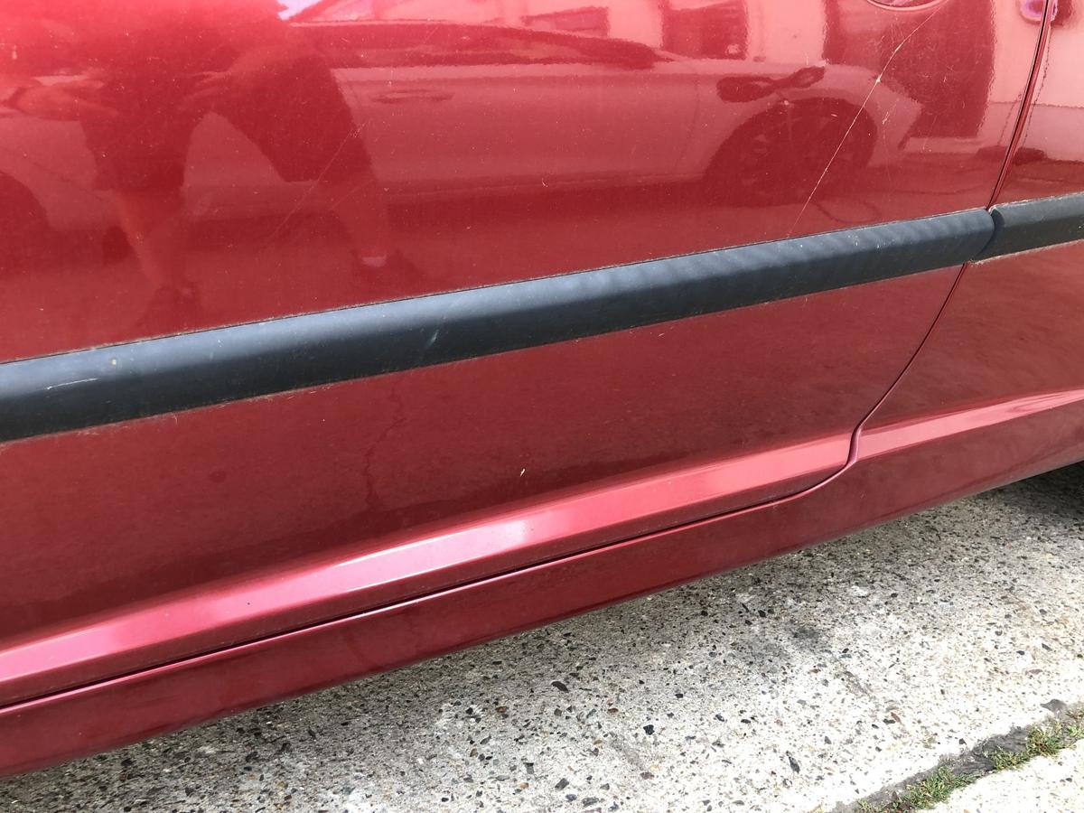 Peugeot 207 WA WC T&uuml;r vorn links Fahrert&uuml;r 3trg Rohbau KJC Rouge Erythree Nacre