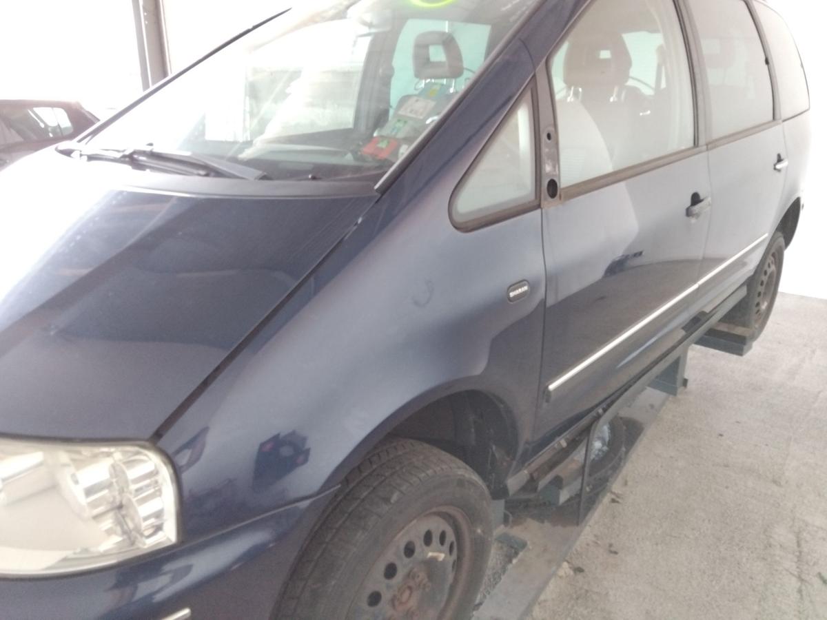 VW Sharan 7M original Kotflügel vorn links LD5G Dark Iron Blue Facelift BJ2009