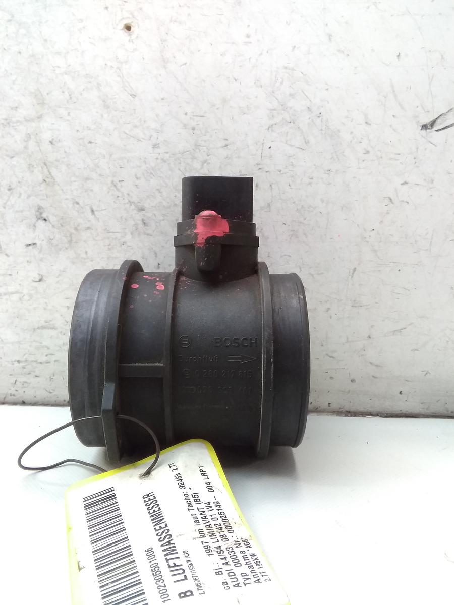 Audi A4 B5 8D Luftmassenmesser 078906461 0280217815 BOSCH 2.7T 195kw AGB BJ1997