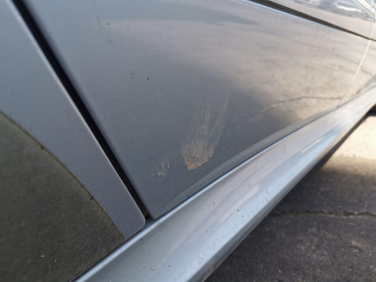 Mercedes B Klasse 245 Tür Autotür Rohbautür Fondtür hinten rechts 761Polarsilber