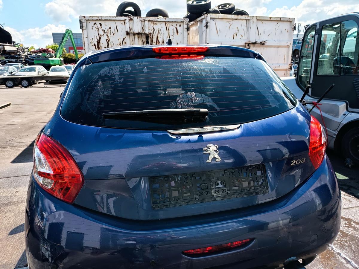 Peugeot 208 I orig Heckklappe mit Scheibe 3trg Kofferraum KUC Blau Bj 2012-2015