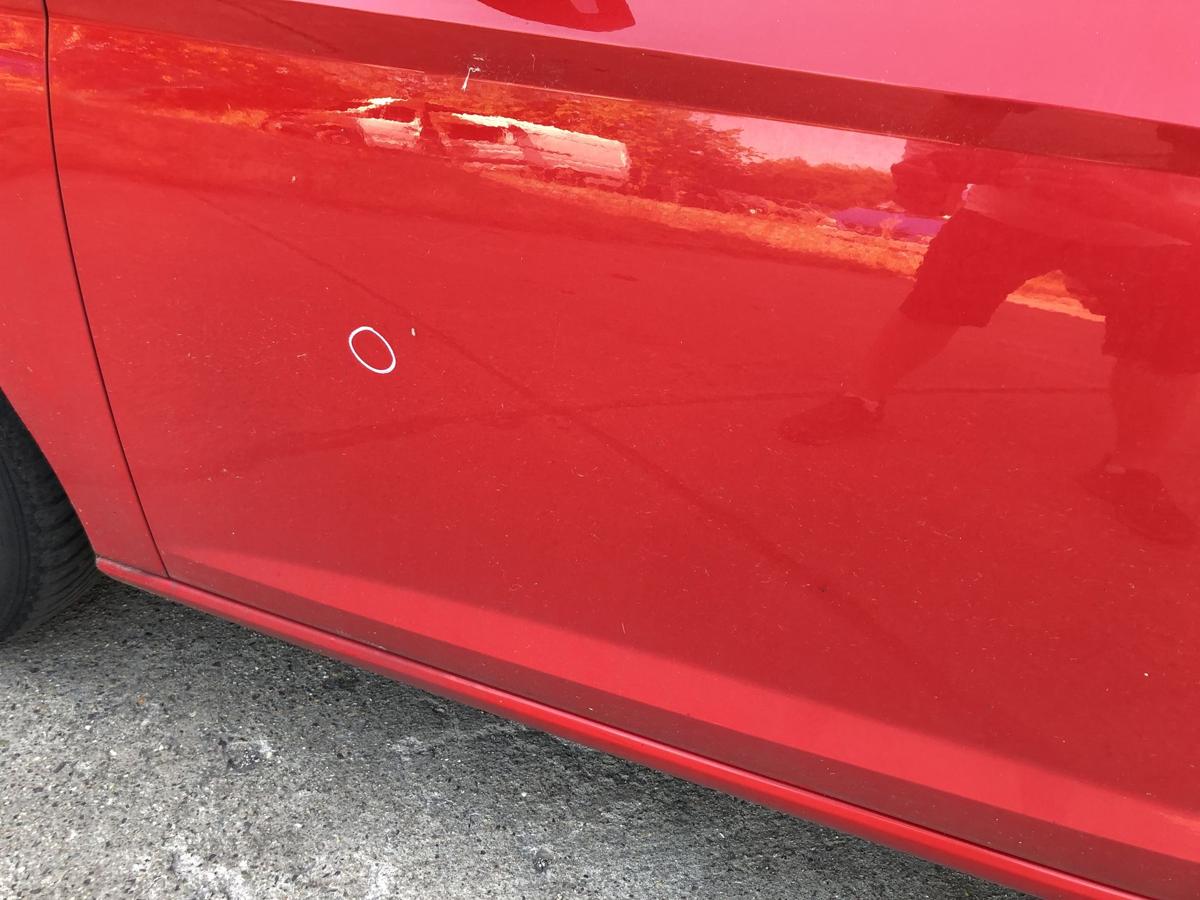 Seat Leon 5F T&uuml;r vorn links Fahrert&uuml;r nur f&uuml;r 3 t&uuml;rer LS3H Emocion Rot