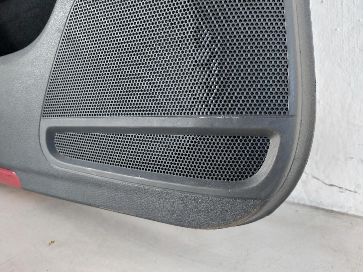 VW Passat 3C B7 Variant T&uuml;reverkleidung hinten links Leder schwarz T&uuml;rpappe