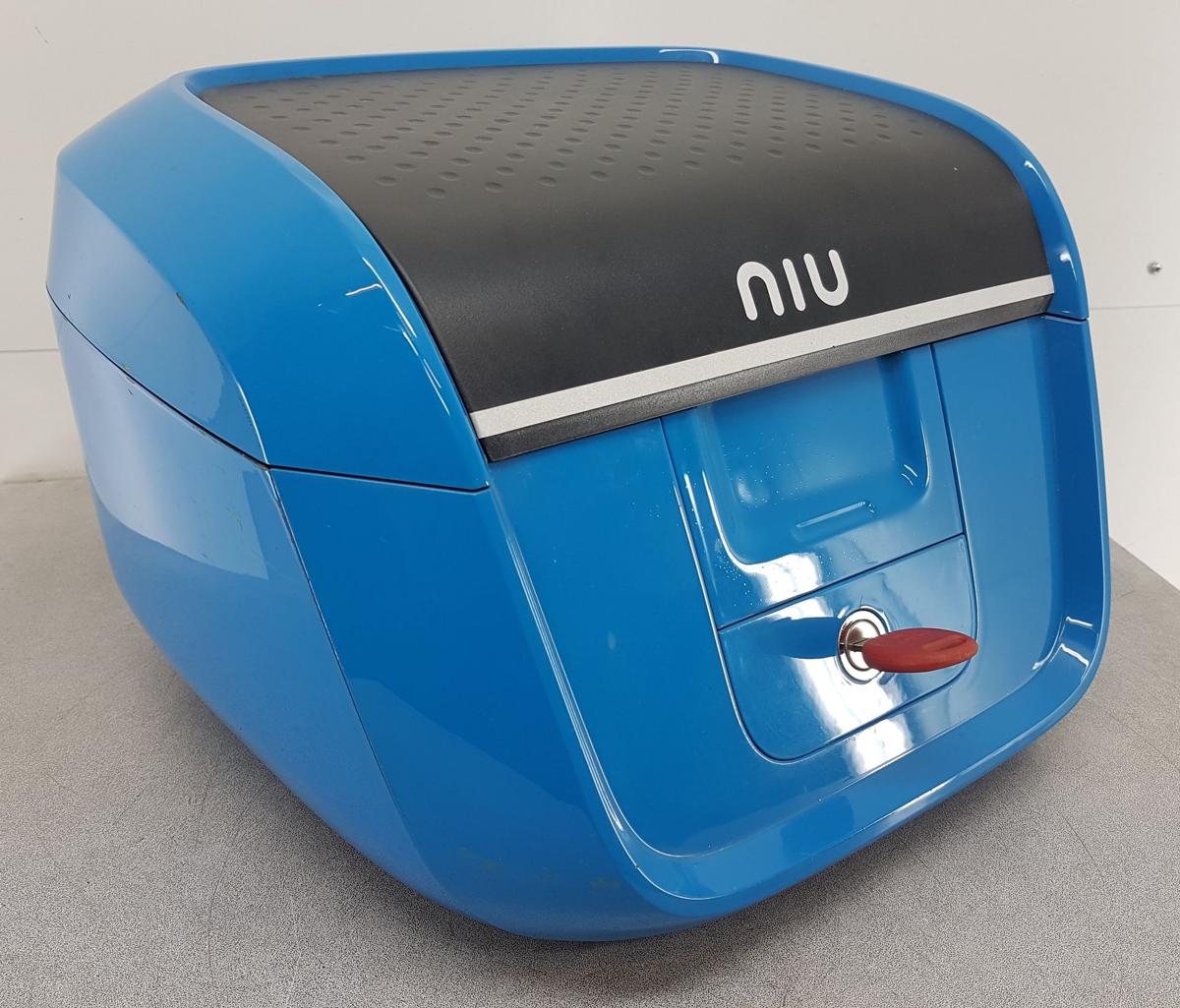 NIU MQi Series Elektroroller Topcase in blau Bj2021 Koffer inkl 1 Schlüssel