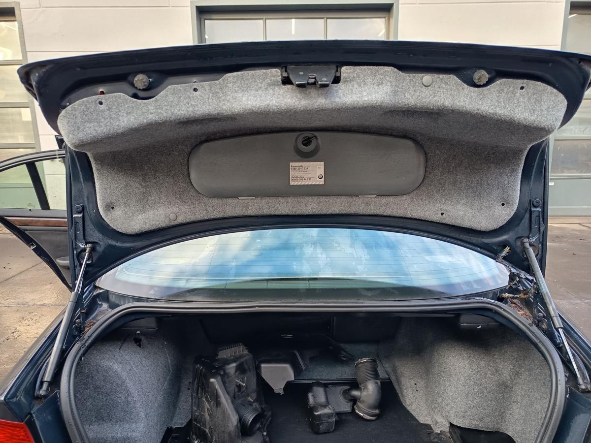 BMW E46 Limo original Heckklappe Deckel hinten 317/5 Orientblau Bj 2005