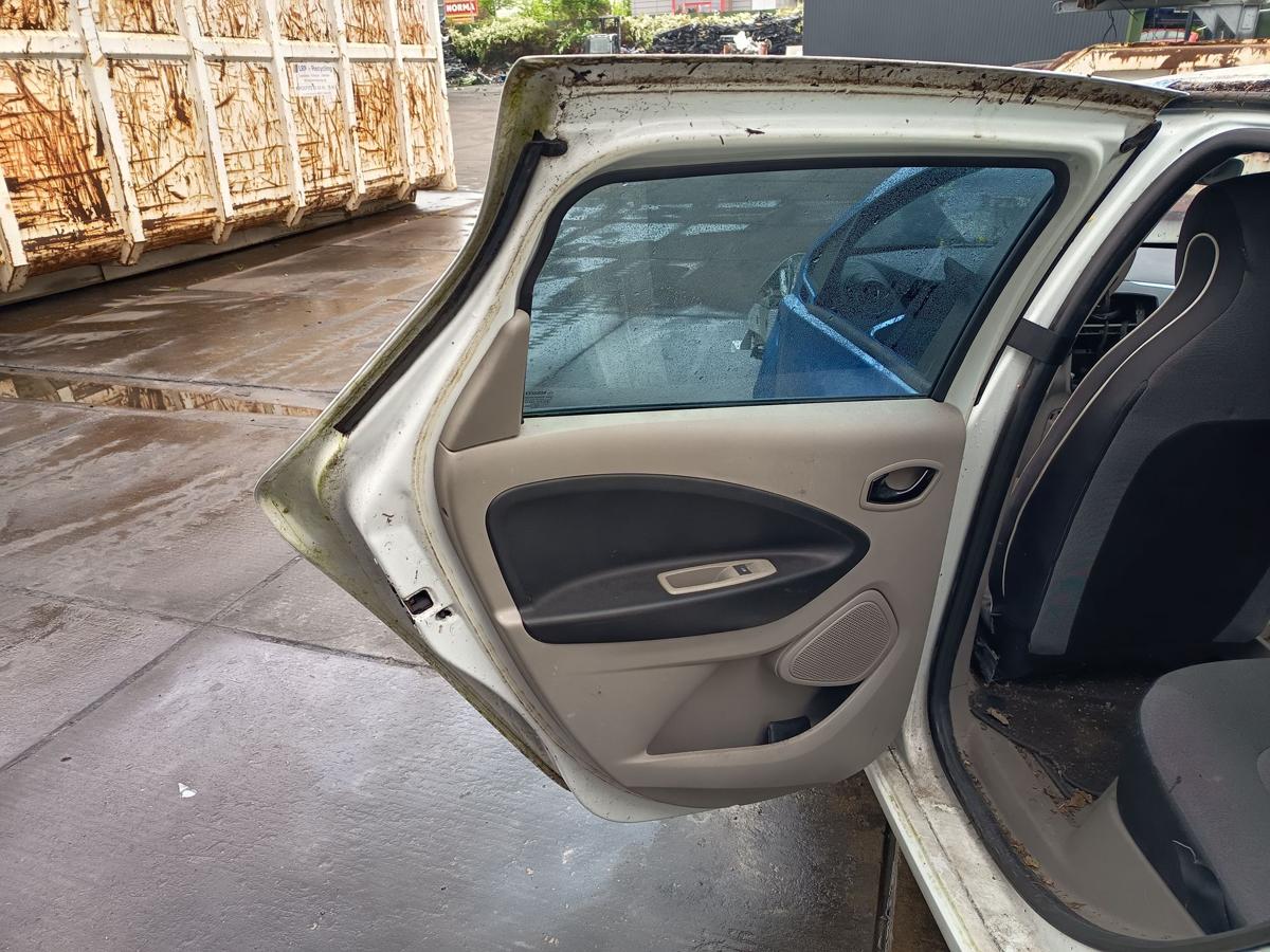 Renault Zoe original T&uuml;r hinten links OY369 Arktis Weiss Baujahr 2014