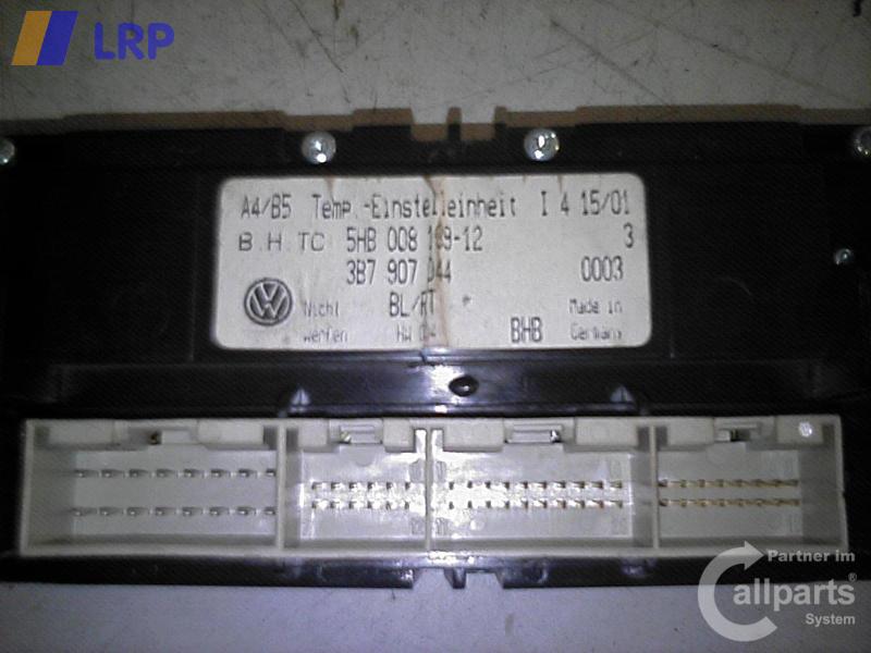 VW Passat 3BG Heizungsregulierung Klimabedienteil 3B7907044 W8 BJ2001