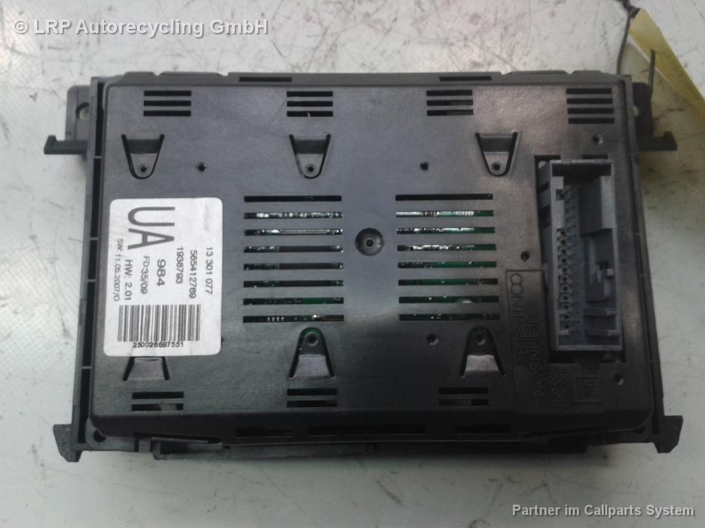 Opel Astra H original Infordisplay 13301077 565412769 JOHNSON CONTROLS BJ2009