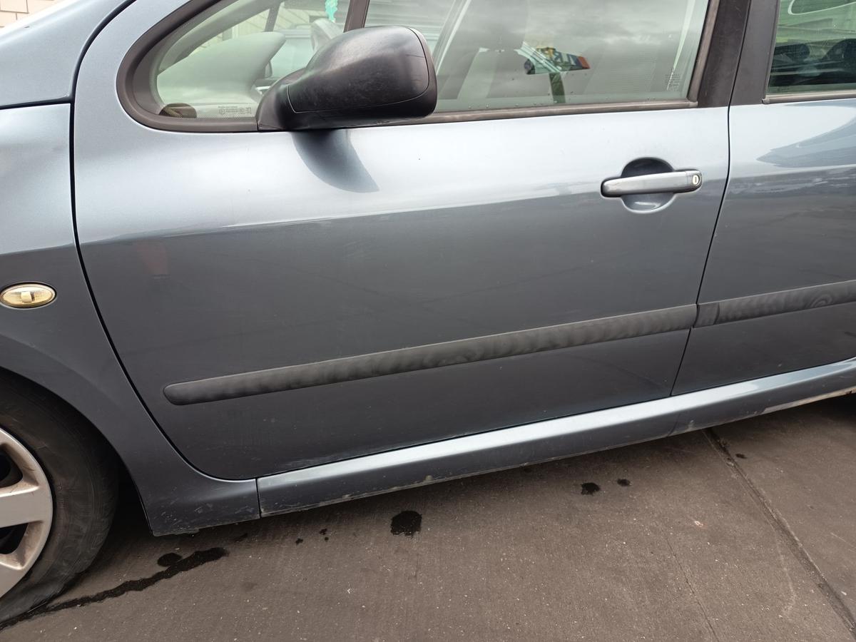 Peugeot 307 orig Tür vorn links Fahrertür 5türer EZW Eisengrau Bj 2005