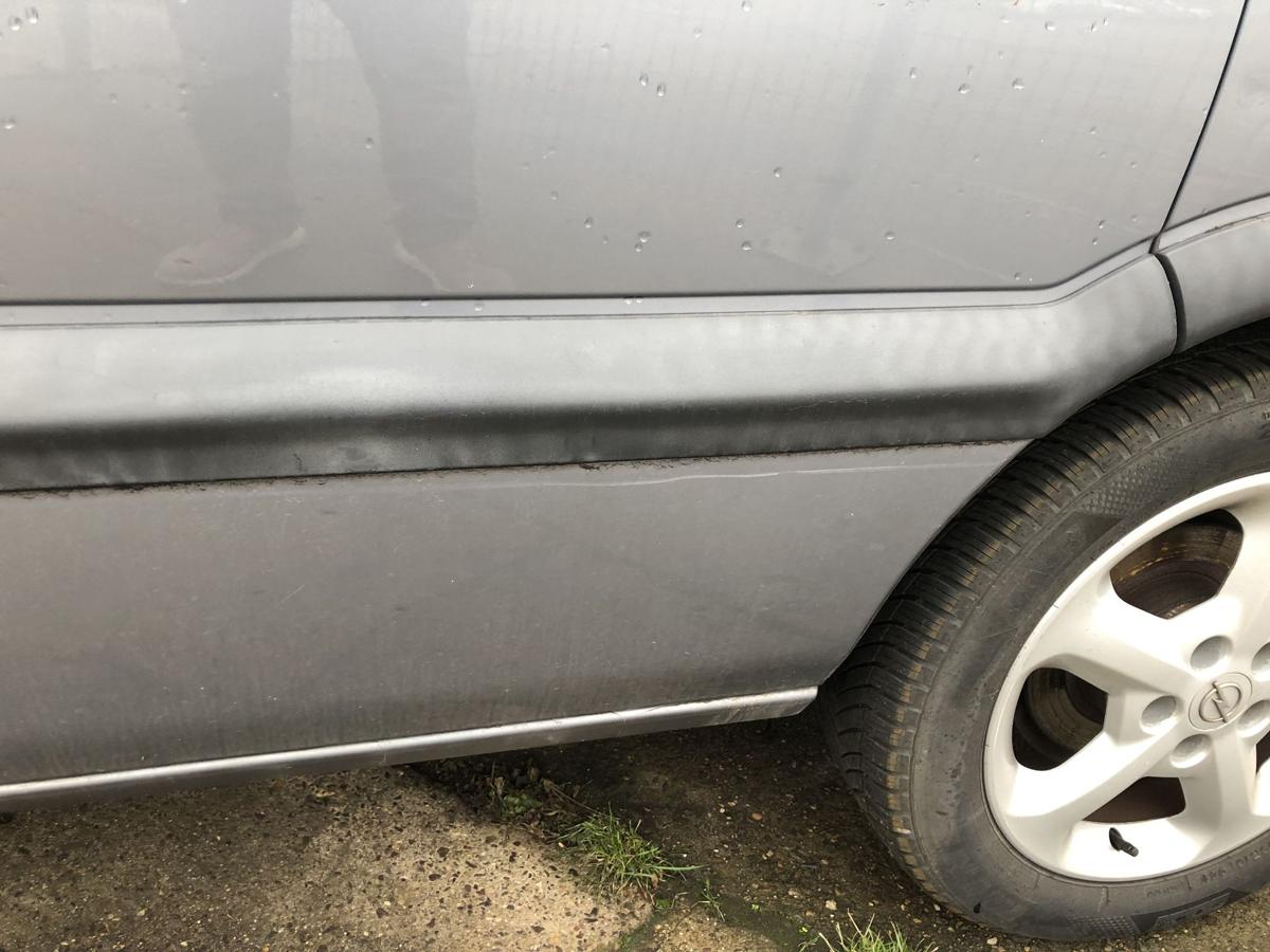 Opel Zafira A T&uuml;r hinten links Fondt&uuml;r 4AU Lichtsilber Autot&uuml;r Rohbau