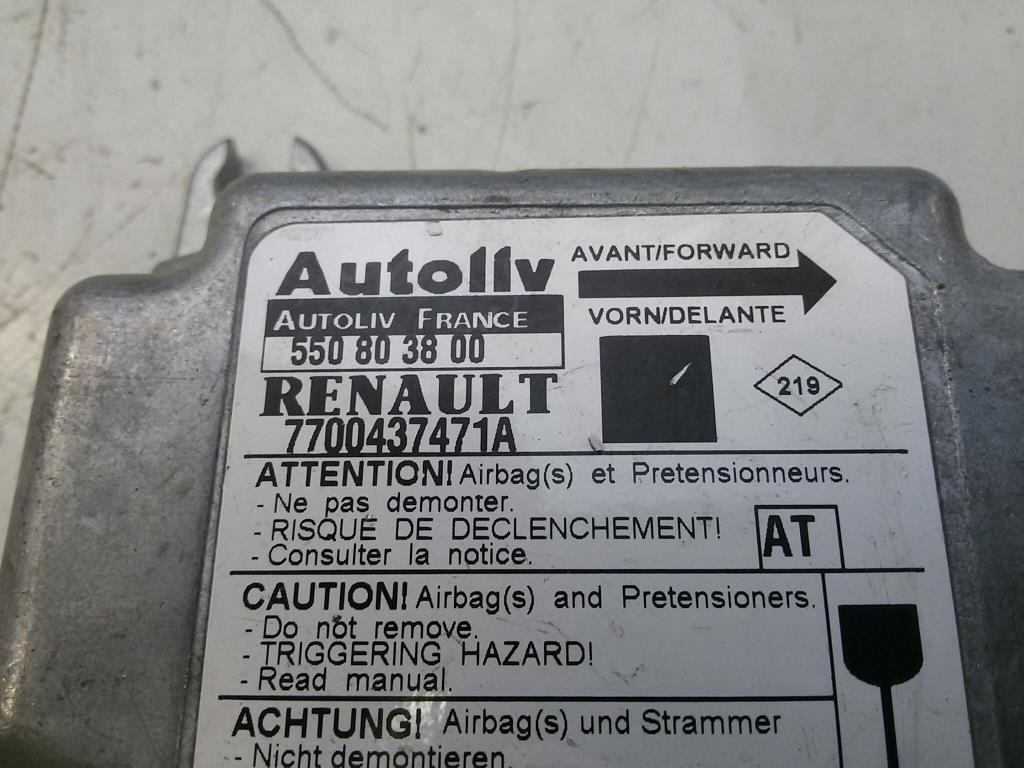 Steuergerät Air-bag 7700437471A Renault Scenic BJ2000