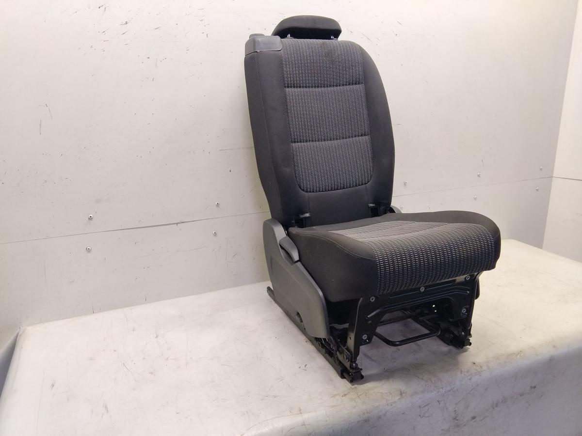 Seat Alhambra 7N R&uuml;cksitz Einzelsitz rechts Stoff titanschwarz Bj.2015 2.Reihe