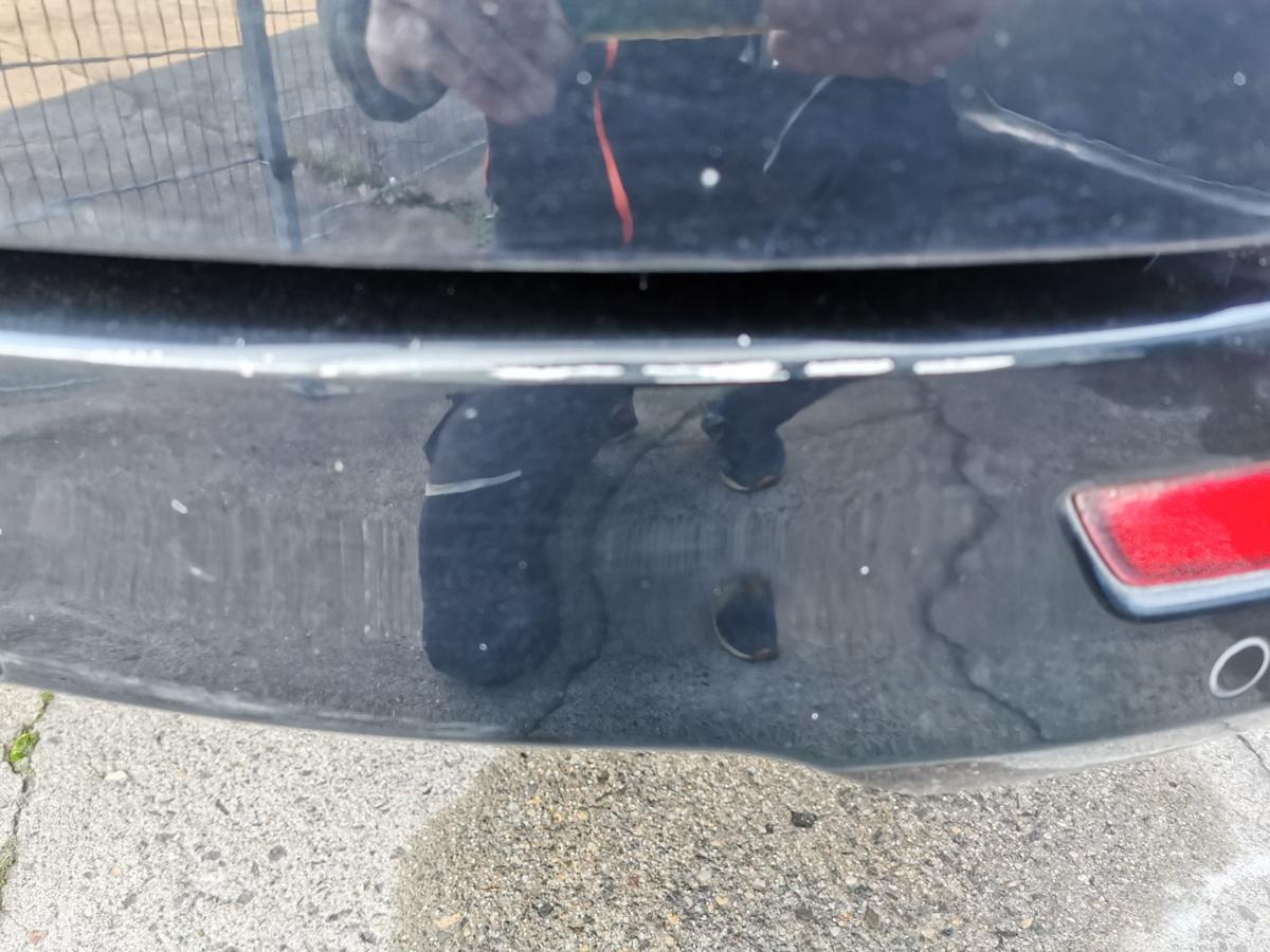 Ford Mondeo BA7 Kombi Stossstange Stossf&auml;nger Bumper hinten PDC Panther Schwarz