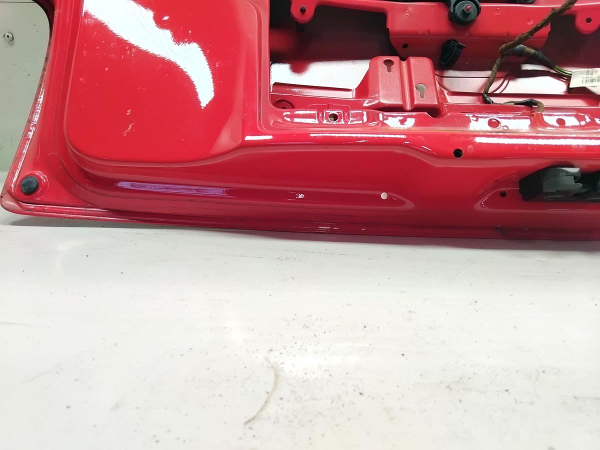 VW Lupo 6X original Heckklappe LP3G Flashrot mit Heckscheibe BJ1999