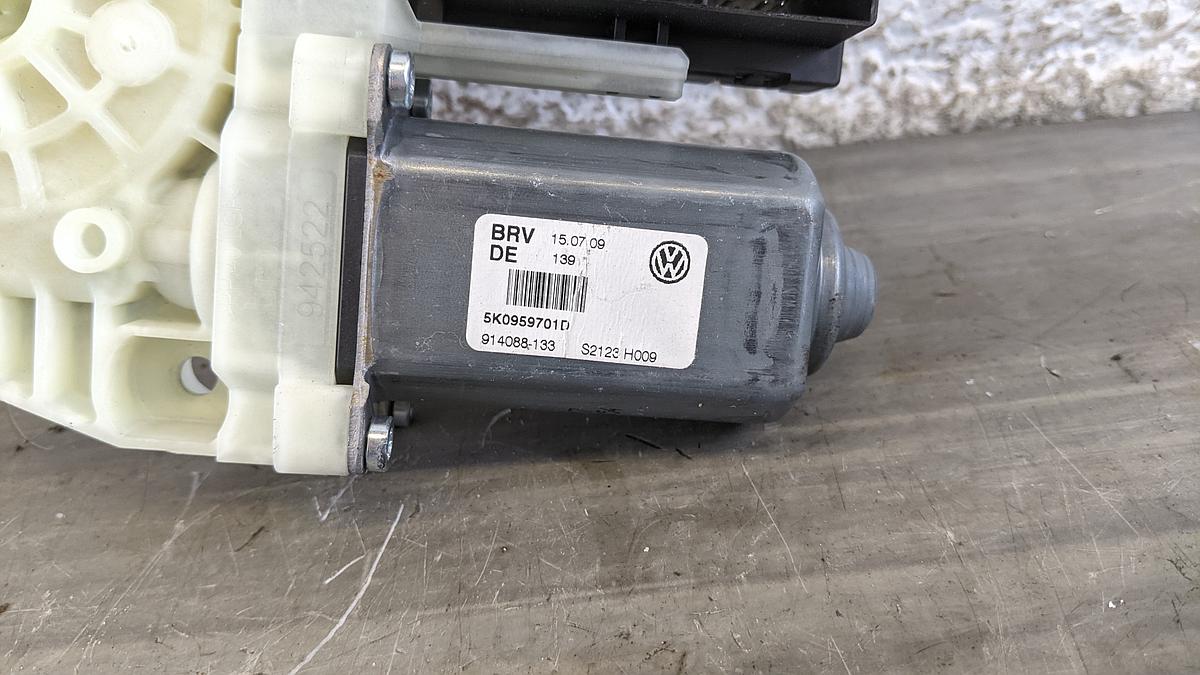 VW Golf 6 VI Fensterhebermotor vorne links 5K0959701D Motor Fensterheber 3-trg
