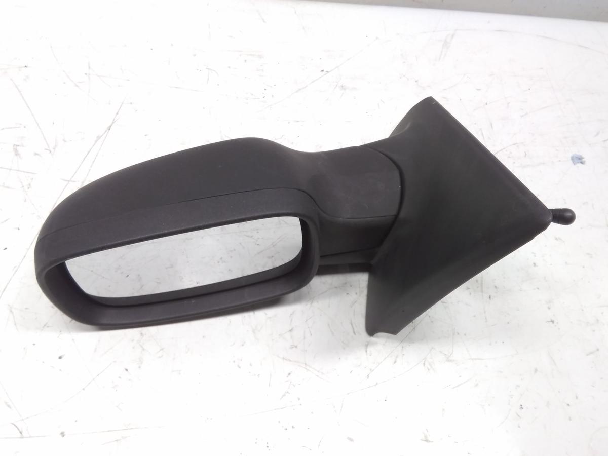 Renault Clio 3 original Aussenspiegel links schwarz unlackiert manuell BJ2005