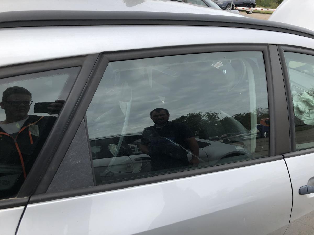 Seat Ibiza 6J 6P ST Kombi Tür hinten rechts Fondtür Roh LX7W Eissilber Metallic