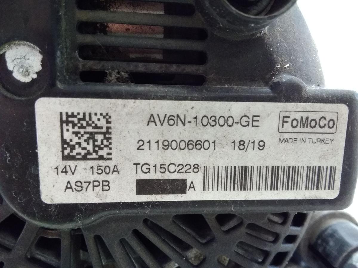 Ford Transit Tourneo Courier JU2 original Lichtmaschine Generator 1.5TD Bj.2019