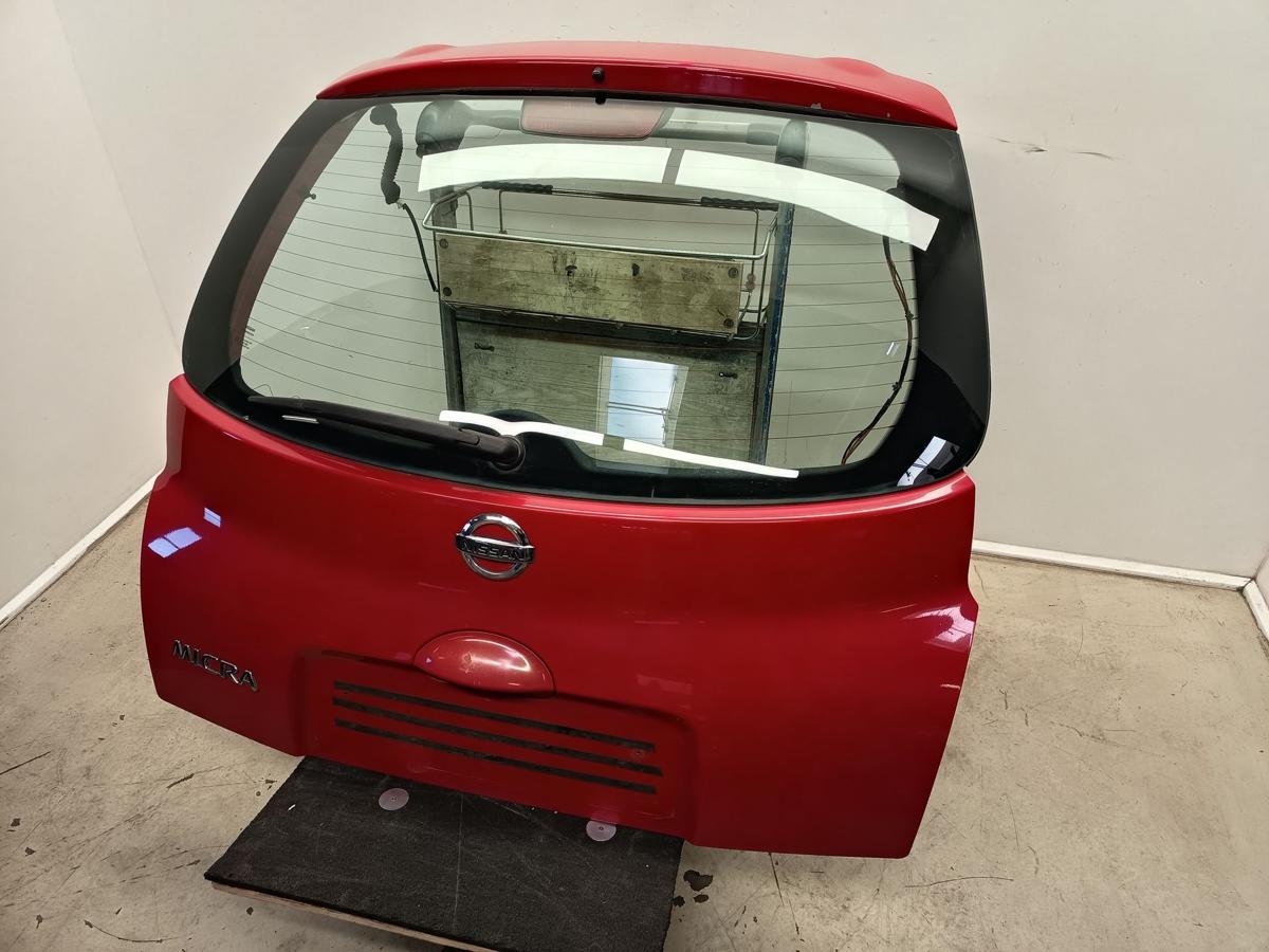 Nissan Micra K12 original Heckklappe mit Scheibe Z10G Solid Red Baujahr 2004