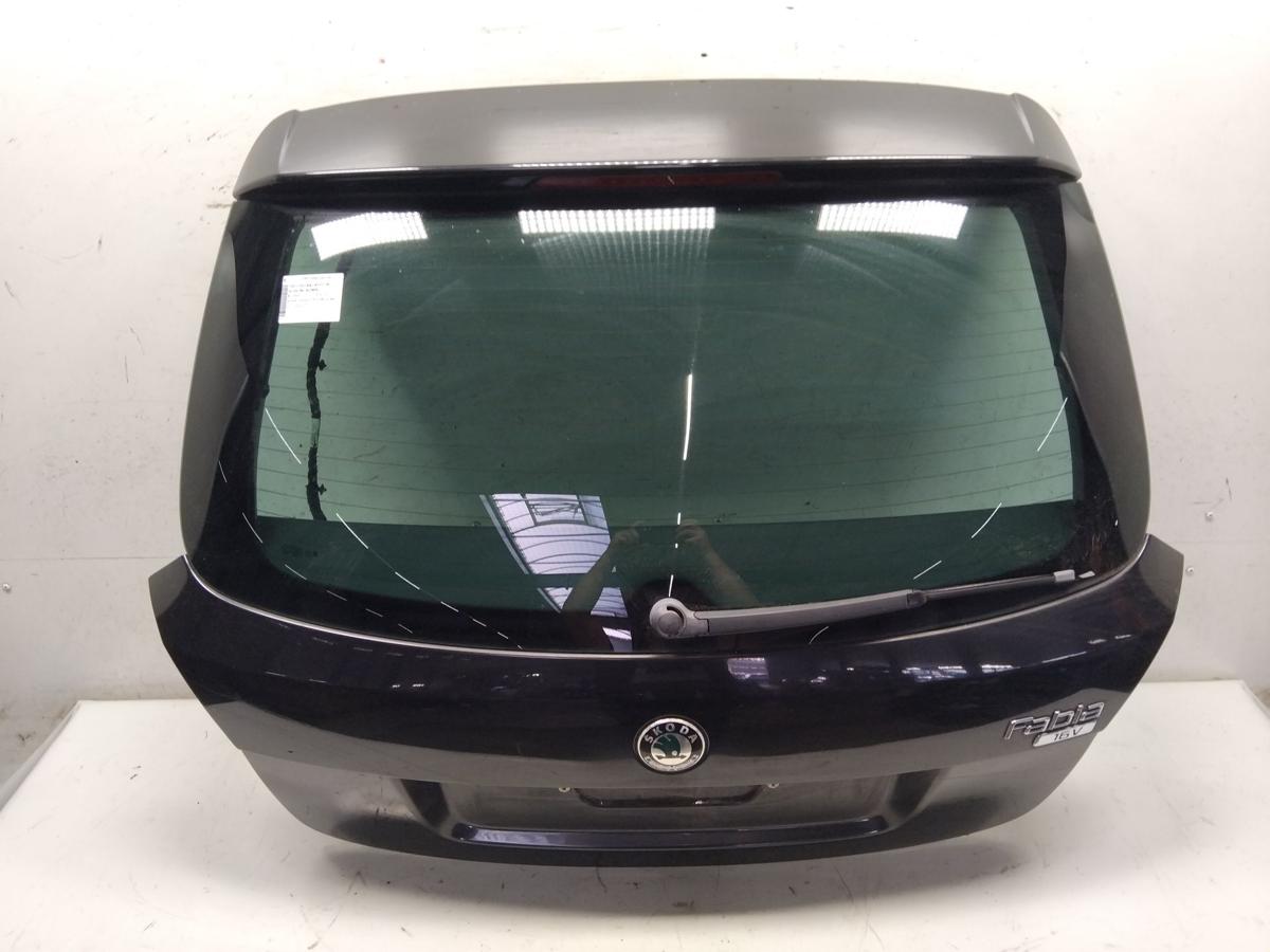 Skoda Fabia 2 Kombi 5J Heckklappe schwarzmetallic 9910 inkl. Heckscheibe Bj.2008