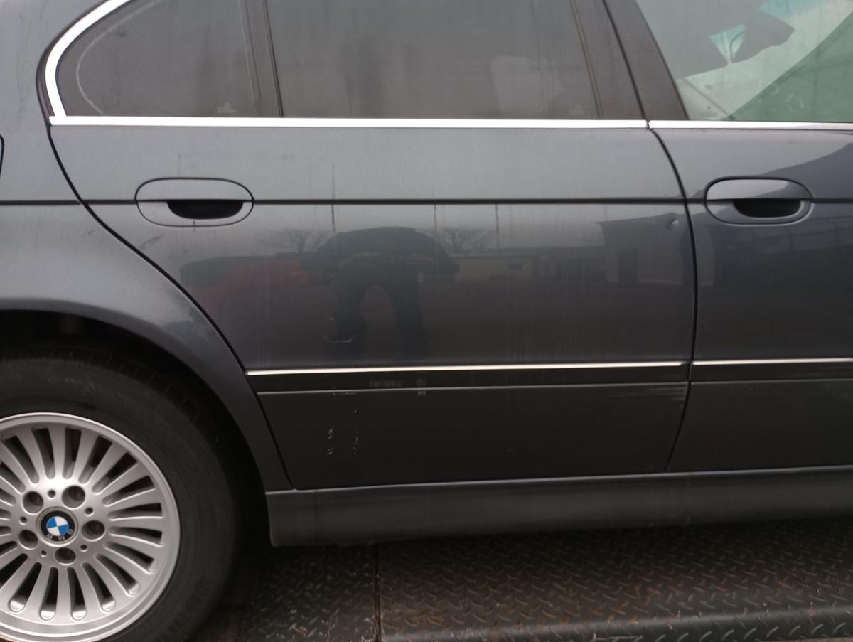 BMW 5er E39 Limo orig Tür hinten rechts Beifahrerseite 397 Anthrazit bis 2000