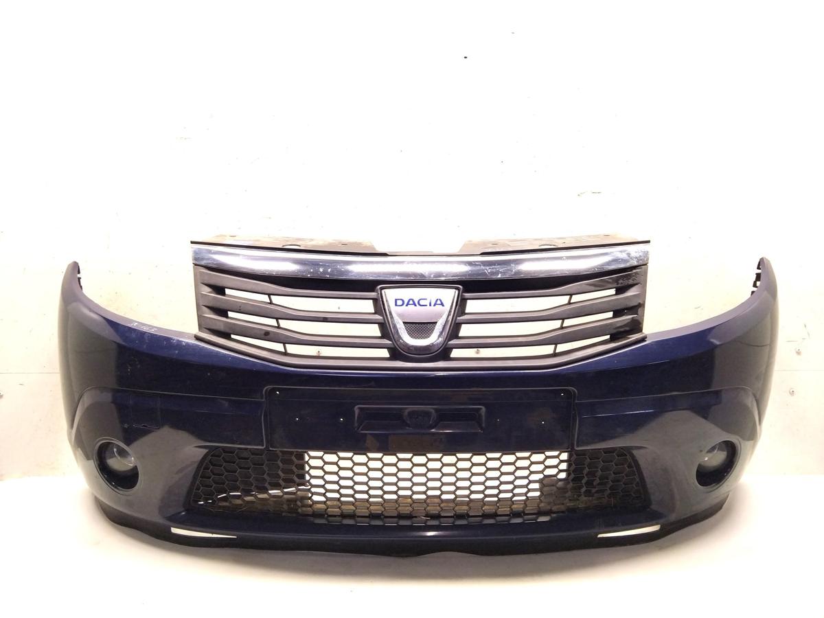 Dacia Sandero SD original Stossf&auml;nger Sto&szlig;stange vorn dunkelblau BJ2010