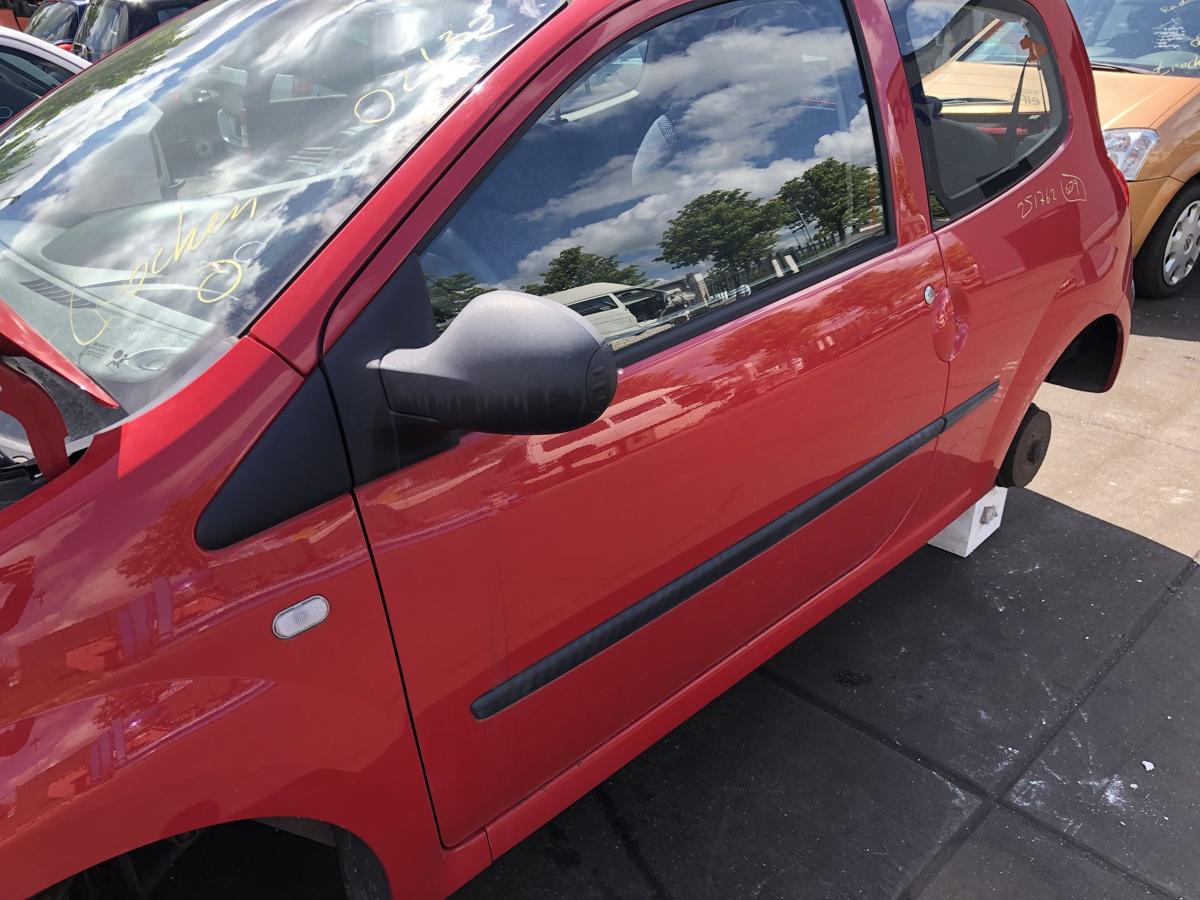 Renault Twingo II original Tür links Fahrer 727 Spanischrot Bj 2009