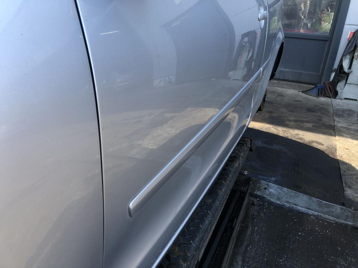 VW Polo 9N3 original Tür links Fahrer (Roh) A7W Reflexsilber Bj 2005